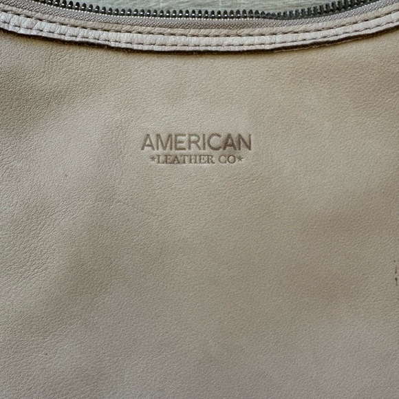 American Leather Company Tan Hobo Shoulder Bag - Picture 2 of 9